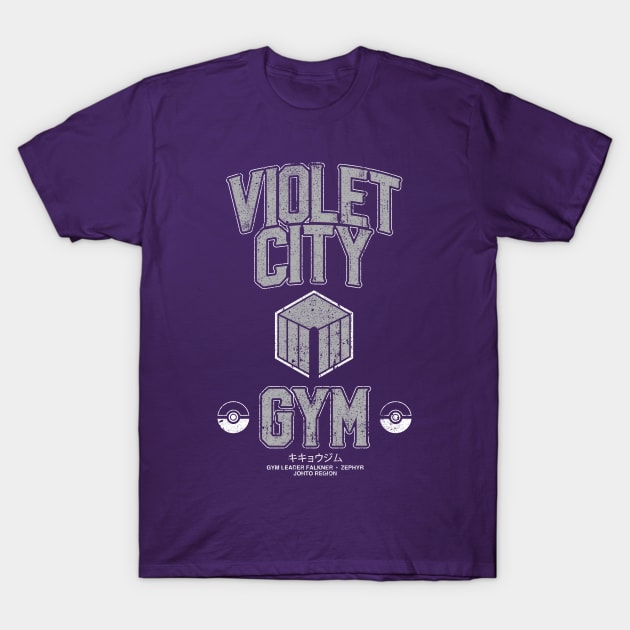 Violet City Gym T-Shirt by huckblade